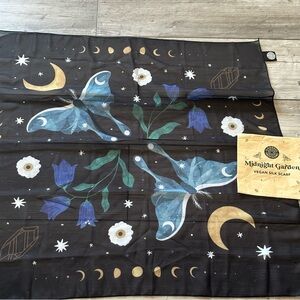 Midnight Garden Vegan Silk Scarf Goddess Provisions New